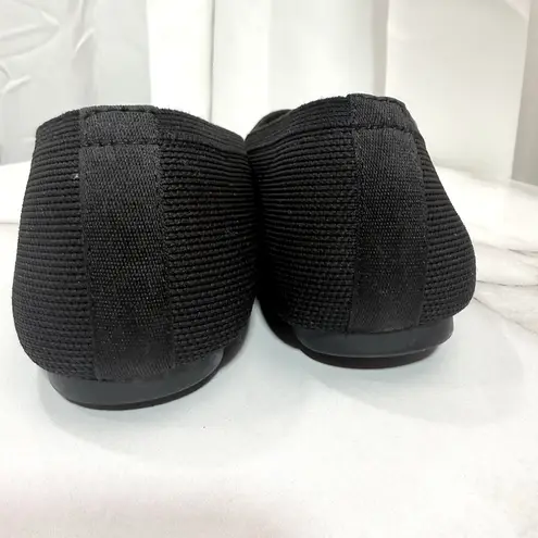 Cynthia Rowley  Women's Black Pointed Toe Slip On Ballet Flats Size 7.5 M