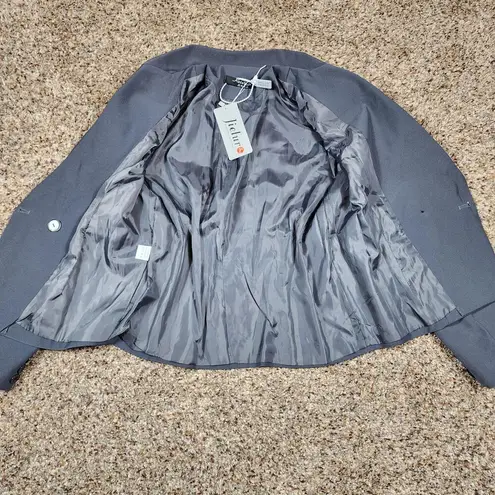 Kela Yila Jielur Women's Grey Business Blazer Long Sleeve One Button Gray Size L