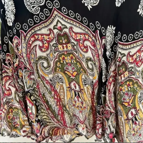 Y2K vintage boho skirt Black