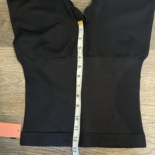 Shapermimt Women's Black High Waisted Shaping Shapeware Leggings Large