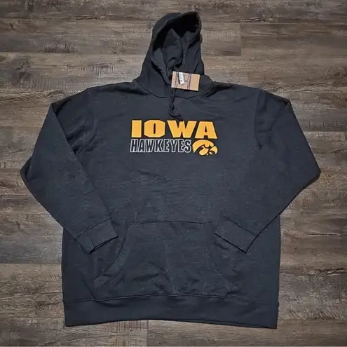 Rivalry Threads NCAA Iowa Hawkeyes 2XL Charcoal Gray Hooded Sweatshirt New With Tags thumbnail 3