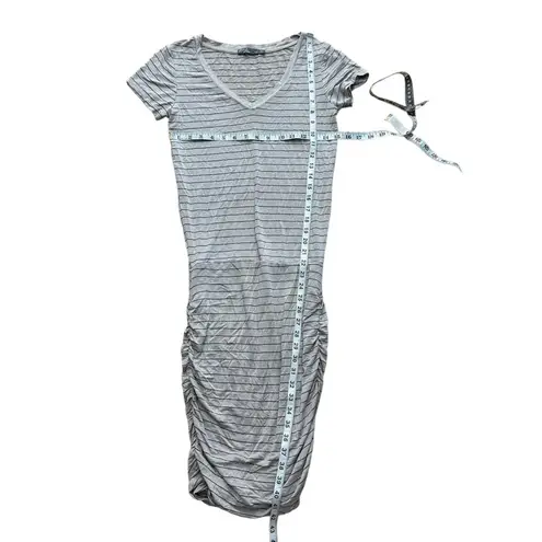 prAna Foundation Striped V Neck Dress Size XS