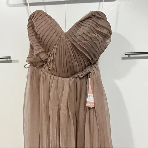 Birdy Grey  Size S Women's Sandy Taupe Christina Convertible Dress