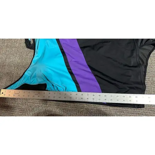 Blair Swimsuit Swimdress Plus 24W Slimming Tummy Trimmer Black Blue Purple NEW