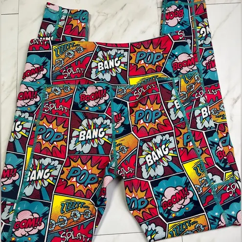 CVG Constantly Varied Gear Comic Book Full length leggings with side pockets sm