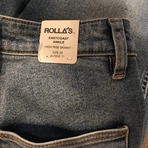 Rolla's  Eastcoast Ankle Skinny Jean BON JOVI BLUE