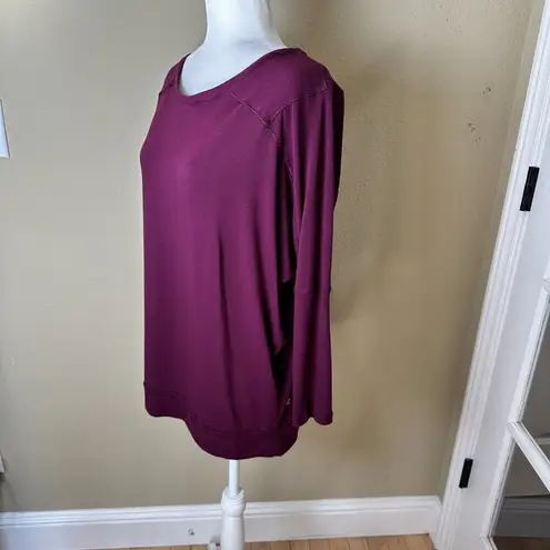 Champion 9 Open Back Soft Knit Athleisure Work Out Top Size Large