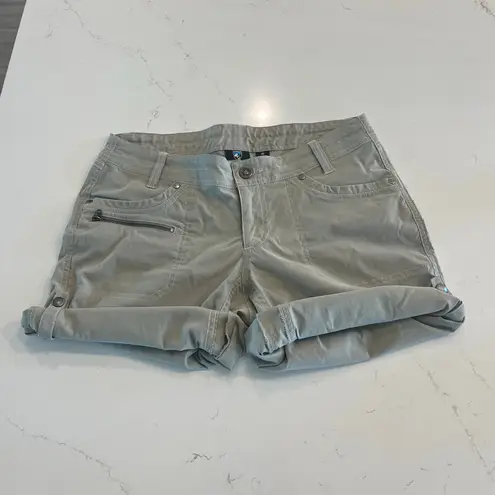 Kuhl Kliffside Air Roll-up Khaki Shorts Outdoors Hiking Size 6