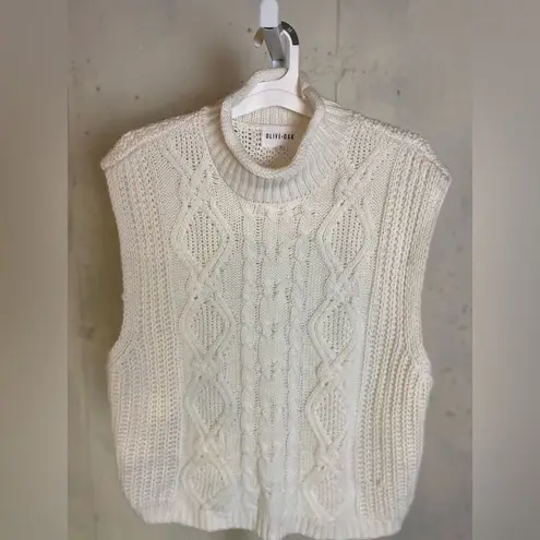 Olive & Oak #136  High Neck Sweater Vest - Image 2