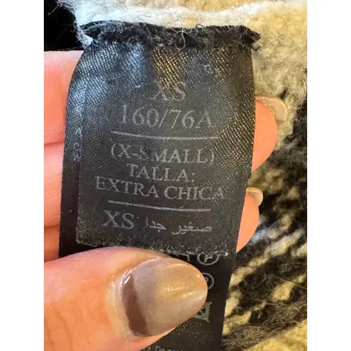 All Saints Sweater Women XS Ivory Gray Wool Alpaca Knit Nordic Catalina Jumper