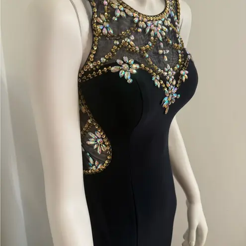 Betsy and Adam elegant evening dress, size 2