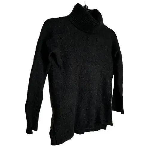 Catherine Malandrino Black Cashmere Turtleneck Sweater