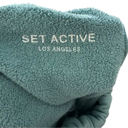 Set Active Heavyweight Sweats Sweat Shorts Large Blue Teal Large Cozy