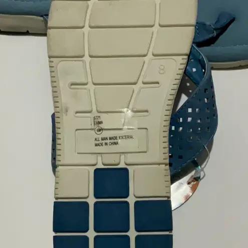 Coral Bay Blue Sandals/Flip Flops, Size 8 NWT