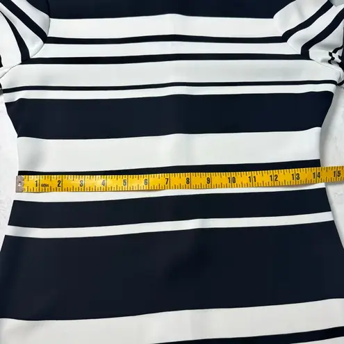 Kate Spade  Cape Stripe Dizzy Dress Size 0 Black & White