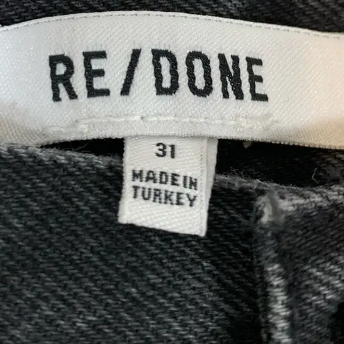 RE/DONE REDONE High Rise Stove Pipe Straight Leg Jeans Size 31