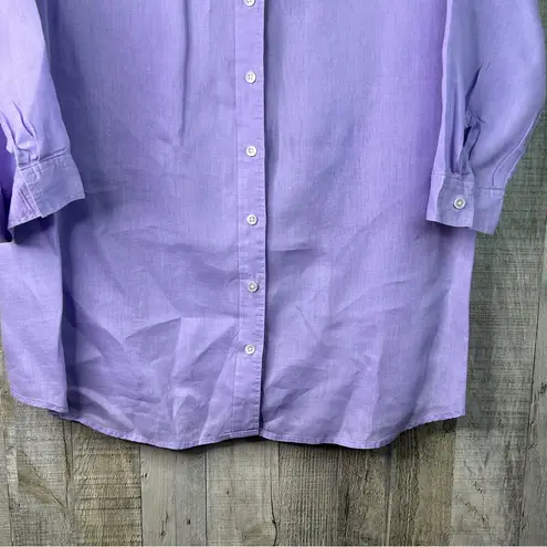 J. Jill Size 2X Long Sleeve Button Front V