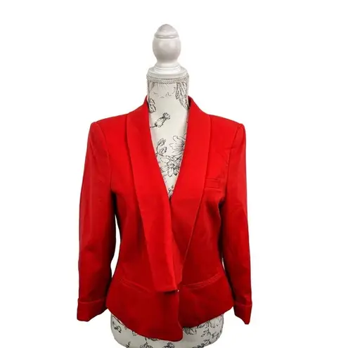 Bardot Women's Bilson Red Cropped Blazer Size 10 NWT