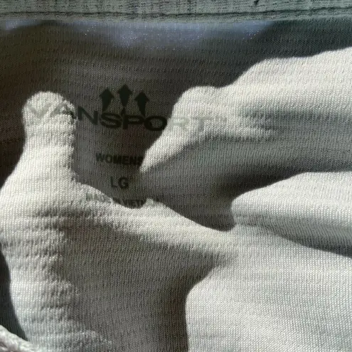 Vansport Womens Polo Shirt Large XFL Football Tampa Bay Vipers Gray NEW