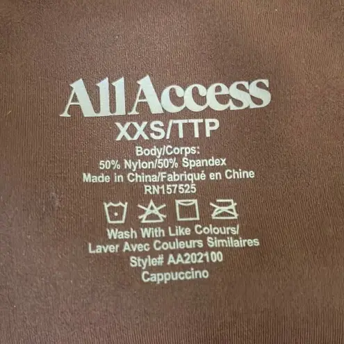 ALL ACCESS (Revolve) Tempo Crop Tank in Cappuccino Tan Size XXS thumbnail 2