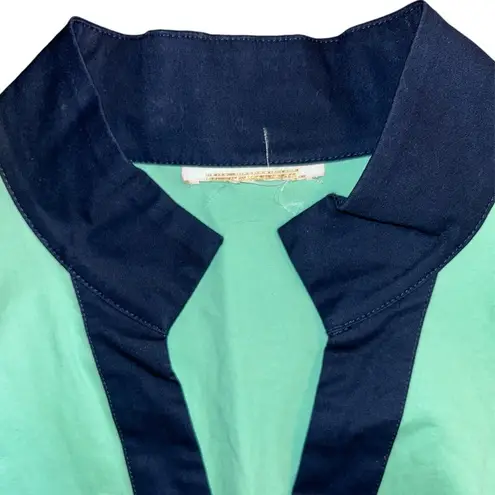 Sail To Sable TEAL & BLUE SLEEVELESS SHIFT DRESS