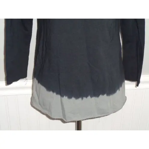 NEW No Name women's small black/gray Boutique 3/4 sleeve top