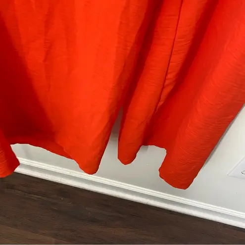 MSK Jumpsuit Orange Crop Wide Leg M Size M