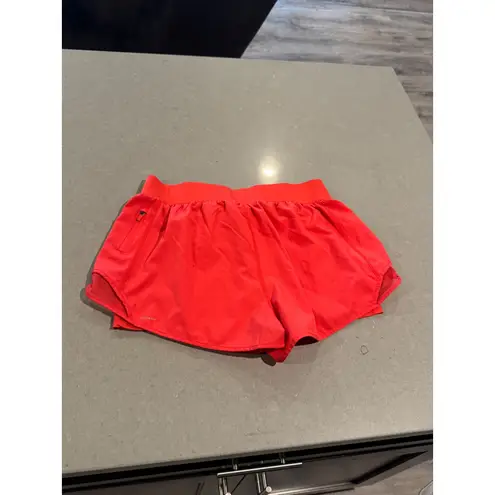 Mondetta Red Athletic Shorts Women's M Performance Luxury Drawstring Pockets