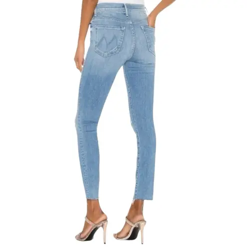 MOTHER Denim MOTHER - The Stunner Ankle Fray Jeans in Hit the Jackpot Light Wash Sz 27