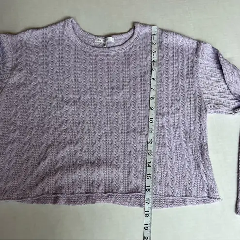 Antistar Crop knit sweater lavender size small