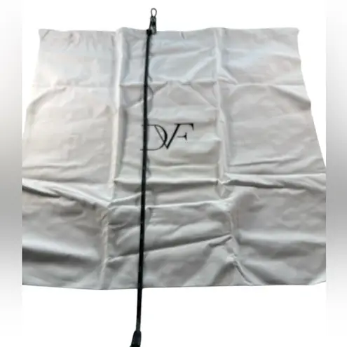 Diane Von Furstenberg  DVF White Logo Cotton Drawstring Purse Dust Bag 21x20 NIB