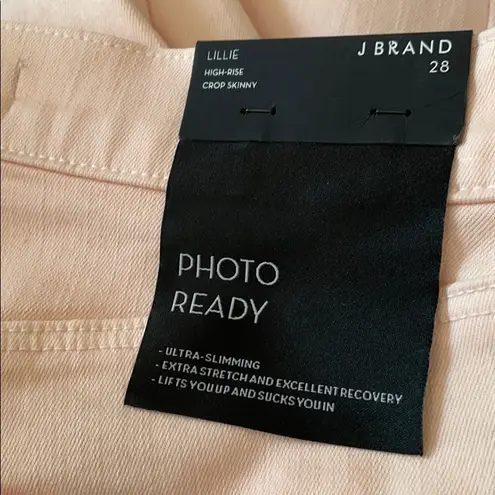 J Brand NWT  Button Fly High Rise Jean Barley Pink