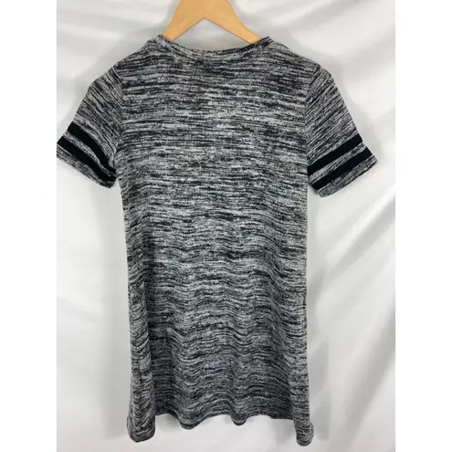 Bobeau Short Sleeve Heather Grey Knit Dress Size XS