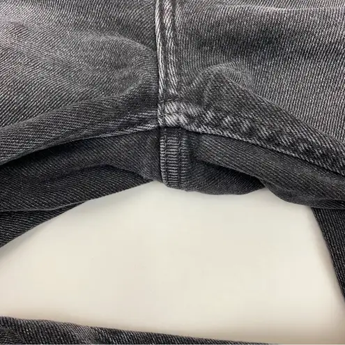 RE/DONE Originals 70s Stove Pipe Straight Jeans Faded Coal With Rips Distressed