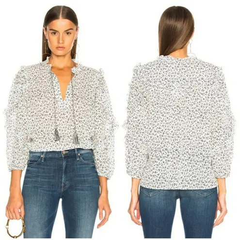 Ulla Johnson ππ Lillian Blouse ~ Porcelain Print 6