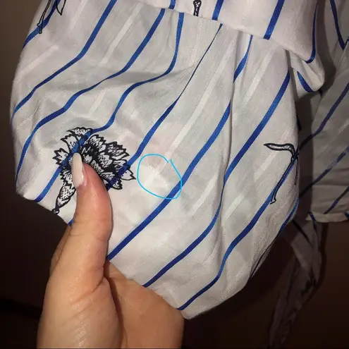 Club Monaco Bindell Floral Wrap Blouse