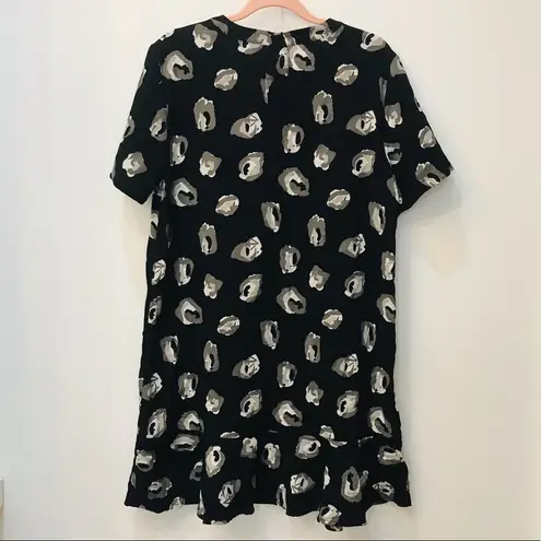 Mud Pie  Crepe black floral Dress medium