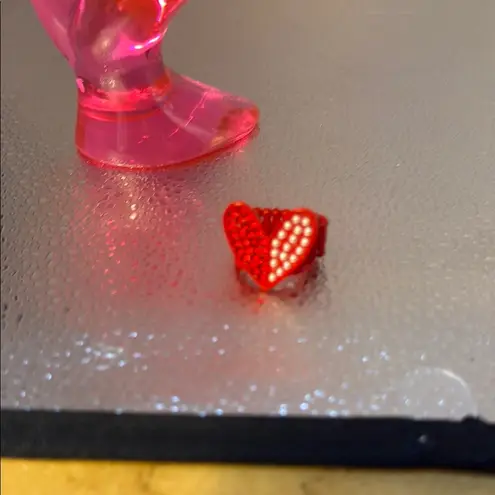 Beautiful Red Heart Ring