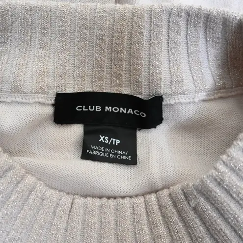 Club Monaco Womens XS Wool Blend Pullover Cuffed Sleeve Sweater