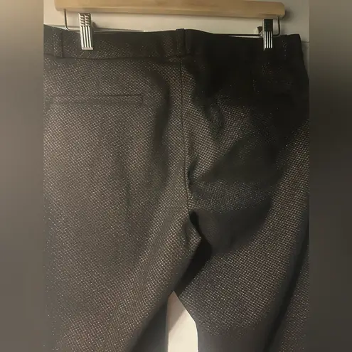 Banana Republic Outlet size 12 Sloan pants size 12. black with a gold fleck.