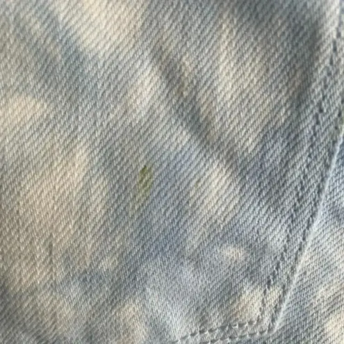 Old Navy  Diva Tie Dye Blue White‎ Denim Jean Shorts Cutoffs Cute!