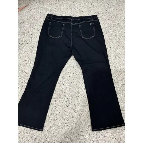 Womans Chic Denim Designed To Fit Midrise Boot Leg Blue Jeans 22 S Size undefined