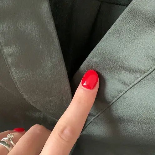 H&M  Dark Green Festive Classy Blouse / Size XXS