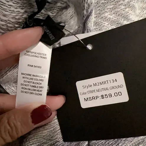 Marc New York  one size fashion jacket overall top cloak