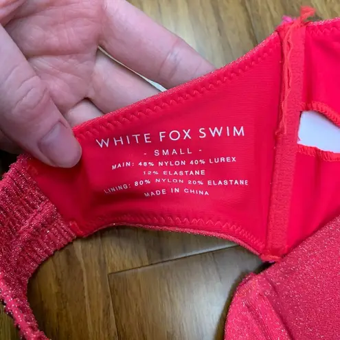 White Fox Boutique Sunkissed Bikini Top Cherry Sparkle‎