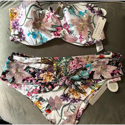 Christian LaCroix Swiminista Christian $210 Lacroix Joy Bikini Top & Classy Bottom