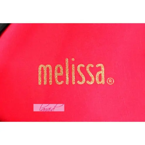 Melissa NEW Creatives Flat Black Pink Strappy Chunky Platform Edgy Jelly Sandals