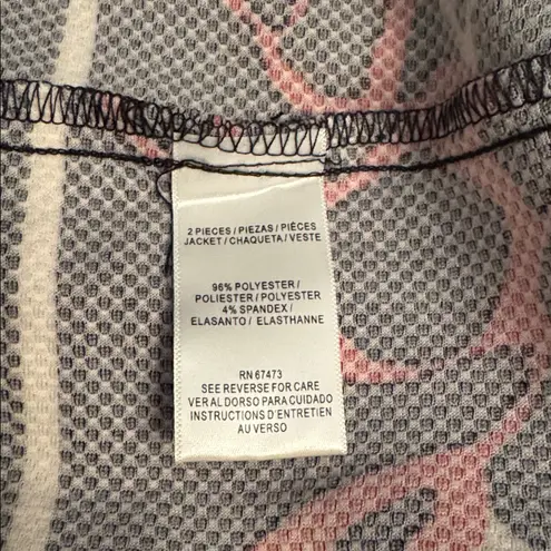 Danny & Nicole Floral Jacket and Dress Black Red White 18 NWT