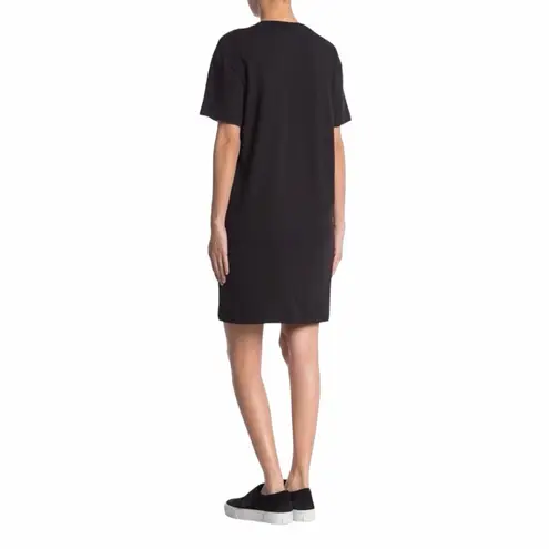 Madewell  Black Tina Short Sleeve T Shirt Dress size Large