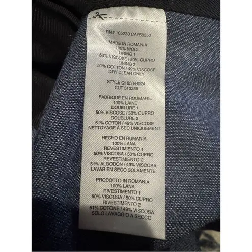 Equipment Revolve Jay Wool blazer purple blue size 8 excellent condition